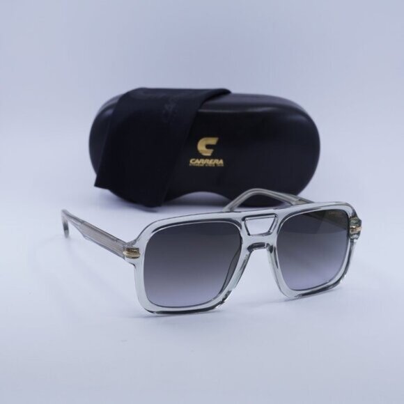 CARRERA 317/S 0KB7 FQ Aviator Sunglasses - Transparent/Grey Gradient - Picture 5 of 10